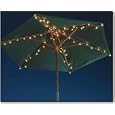Market Umbrella String Lights PATIO GARDEN PICNIC