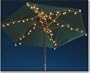 Market Umbrella String Lights PATIO GARDEN PICNIC