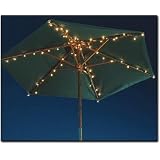Market Umbrella String Lights PATIO GARDEN PICNIC