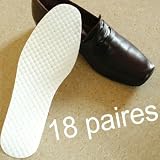 18 Paires Semelles Absorbantes Désodorisantes Résine SA