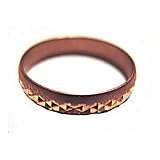 Pure Copper Band Ring with Pyramid Traingle Design
