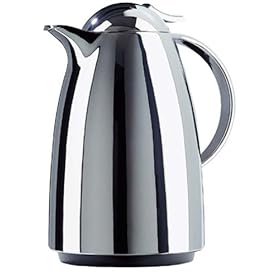 Emsa AUBERGE 624151600 Caraffa termica Quick Tip, 1,5 L, cromo