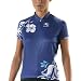 Giordana 2008 Women's Peony Short Sleeve Cycling Jersey - Blue - gi-wssj-peon-blue