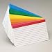 OXFORD COLOR-CODED INDEX CARDS 4X6
