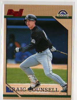 Buy 1996 Bowman Craig Counsell Rookie Baseball Card by Topps