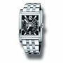 Oris Men's 58576227064MB Artelier Rectangular Titan Day/Date Automatic Black Watch