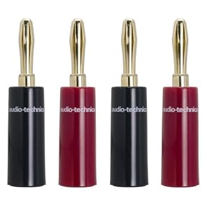 【クリックでお店のこの商品のページへ】audio-technica ソルダーレス バナナプラグ AT6301
