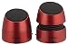 IHOME iHM79RC Rechargeable Mini Speakers (Red)