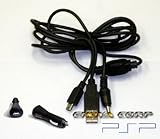 EHOYA CORPS SONY PSP 3 IN 1 USB DATA / CHARGING CABLE W/ USB CAR CHRGER ADA ....