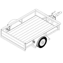 Trailer Blueprints - 6ft. x 4ft. Utility Trailer