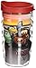Tervis Wavy Wrap Tumbler with Red Lid, 10-Ounce, Disney Lightning McQueen