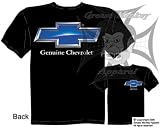 Size Large, Chrome Bowtie Badge / Emblem, Auto Brand T Shirt, New, Ships within 24 hours