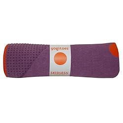 Yogitoes Skidless Premium Mat Size Yoga Towel (Purple)