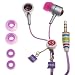 All Products : NEMO DIGITAL IC10149LP iCarly iGlam Earbuds with Purple Crystal Studs Style