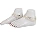 Silver Jewelry Ankle Bracelet Pairs 10 Inches (sanklt106)