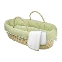 Tiddliwinks Moses Basket - Green