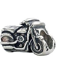 Zable(tm) Sterling Silver Motorcycle Bead / Charm