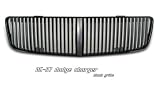 2005-2007 (05 06 07) DODGE CHARGER SRT8 VERTICAL BLACK FRONT GRILLE