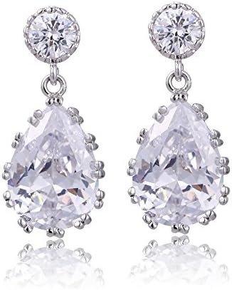 HECHAI_Female Stud Sun crystal clear fine zircon