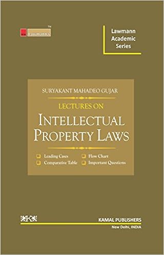 Lectures On Intellectual Property Laws (Lawmann Academic Series)