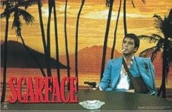 SCARFACE - PACINO - SUNSET - NEW MOVIE POSTER(Size 22"x34")