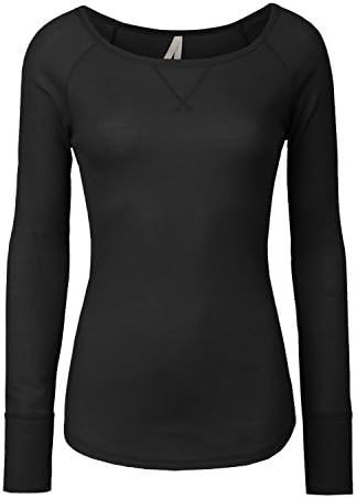RubyK Womens Lightweight Long Sleeve Round Neck Thermal Shirt