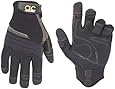 Custom Leathercraft 130L Subcontractor Flex Grip Work Gloves, Large