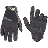 Custom Leathercraft 130L Subcontractor Flex Grip Work Gloves, Large