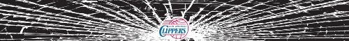Los Angeles Clippers Shattered Auto Visor Decal