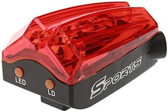 RayShop - Rechargeable Highlight 4-Mode 10-LED Red Light Tail Warning Safety Light