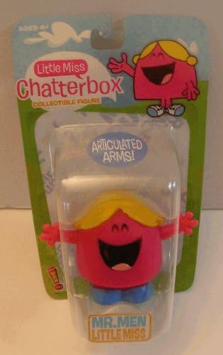 MR. Men Little Miss ~ Chatterbox ~ 2" Collectible Figure w/ Articulated Arms