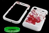Red Hearts Design Snap On Hard Case for Samsung Vibrant (Galaxy S) T959 Pho ....