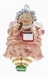 Whimsical "Exercising" Plump Birthday Fairy Christmas Ornament #23358