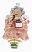 Whimsical "Exercising" Plump Birthday Fairy Christmas Ornament #23358