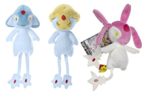 Pokemon Plush Mesprite, Azelf, Uxie Collection