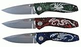 Poison Series Folding Knives 4 3-pc Set