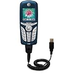Coiled Power Hot Sync and Charge USB Data Cable w/ Tip Exchange for the Motorola C390 - Gomadic Brand