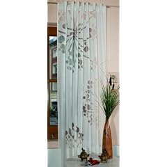 Schlaufenschal Henna - Natur, 140cm x 245cm, Ausbrenner Motive