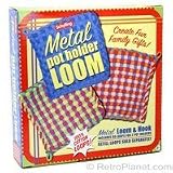 POT HOLDER weaving LOOM & loops colored FABRIC kid NEW
