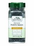 The Spice Hunter Poppy Seeds, Dutch, Whole, 2.4-Ounce Jars (Pack of 6)