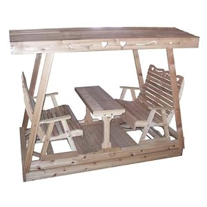 Red Cedar Carriage Roller Glider by