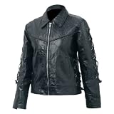 Giovanni Navarre Ladies Pebble Grain Rose Buffalo Leather Jacket Medium (6-8)