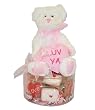 20 Piece Handmade Valentine Cookies with Keepsake Bear