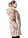 : Miya Women's Thickened Hooded Down Jacket For Women Overcoat Long Womens Winter Coats White