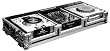 Holds 2 X Large Format Cd Players: Pioneer Cdj1000, Stanton, Technics Sldz1200 + 10 Mixer W/ Wheels. Holds 10-inch Mixers Such As: Rane, Numark, Denon