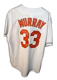Eddie Murray Autographed/Hand Signed Baltimore Orioles White Majestic Baseball Jersey