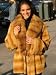 glama fur manlc coat mink jacket