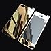 iPhone 5 5S Screen Protector, Front+Back Mirror Tempered Glass Film Screen Protector Cover for iPhone 5 5S