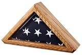 Cadet III Flag Display Case for 3ft x 5ft Flag in Black Cherry