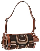 Prada Women's Canvas Handbag, Moro